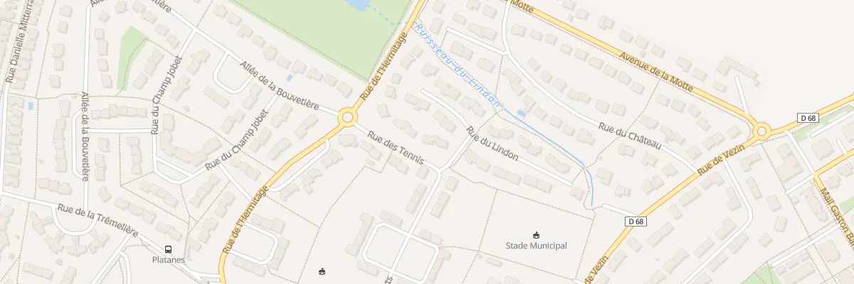 Plan du 4 Rue des Tennis au Rheu