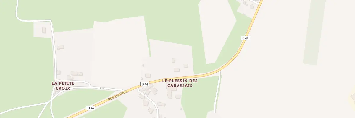 Plan du 3 Le Plessis des Carvesais à Goven