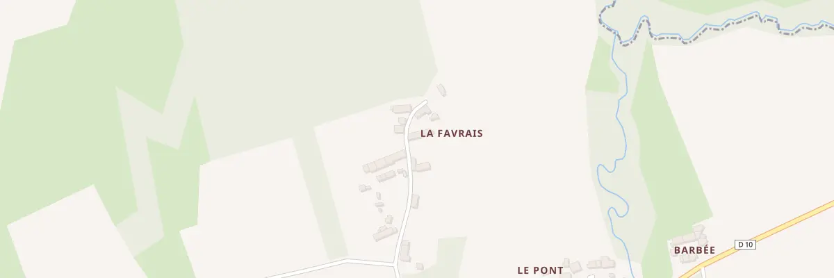 Plan du 5314 La Faverais à Bonnemain