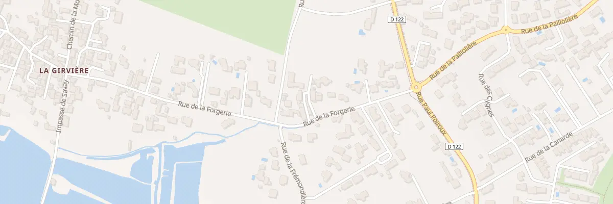 Plan du 4 Rue de la Boivinière aux Sables-d’Olonne