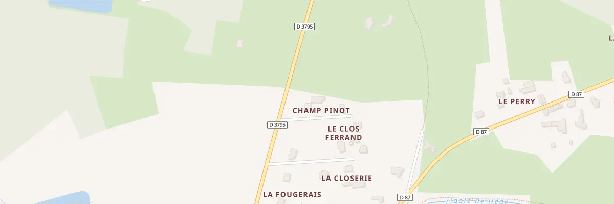 Plan du 6385 Champ Pinot à Hédé-Bazouges