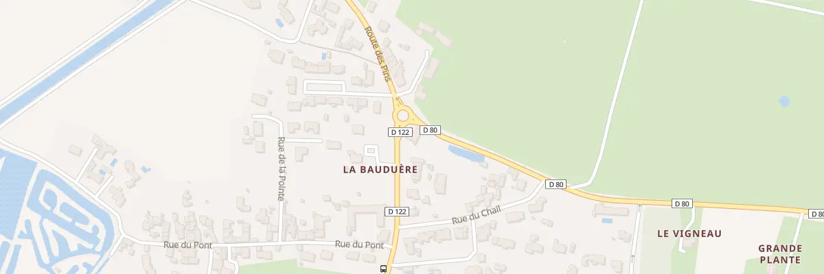 Plan du 128 Rte des Maraîchers aux Sables-d’Olonne