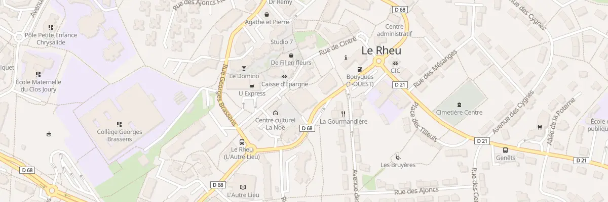 Plan du 1T Rue de Cintré au Rheu
