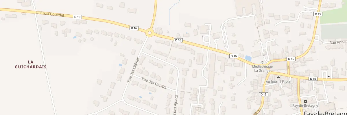 Plan du 7 Rue des ajoncs à Fay-de-Bretagne