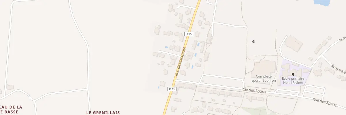 Plan du 38B Rue de malacquet à Fay-de-Bretagne
