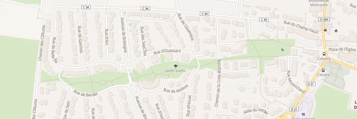 Plan du 8 Rue de Ouessant à Chavagne