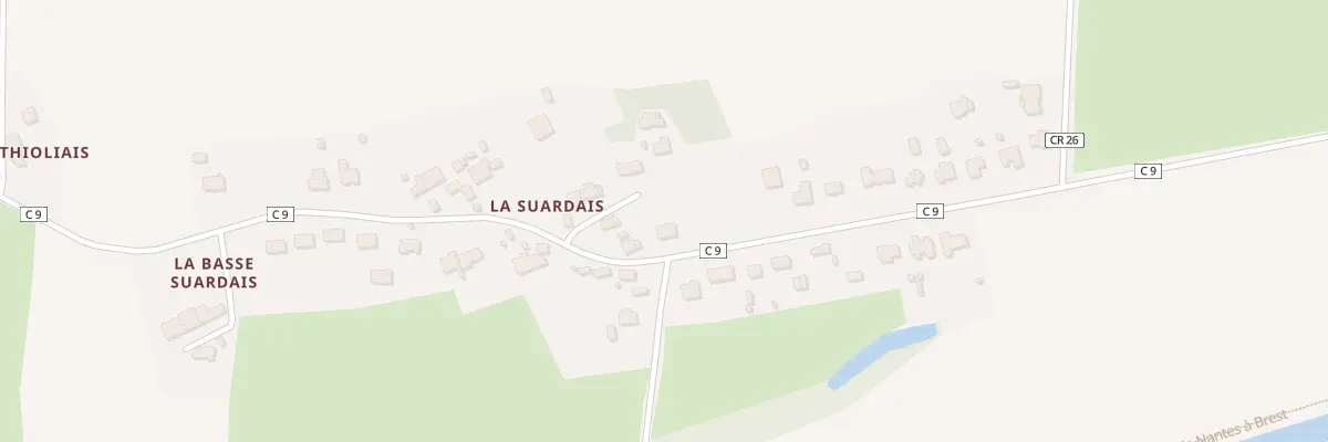 Plan du 36 La Suardais à Blain