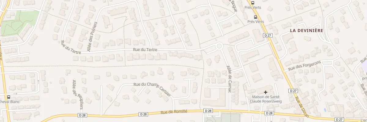 Plan du 50 Rue du Tertre à Gévezé