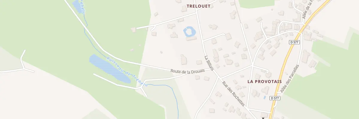 Plan du 4 Rte de la Drouais à Guichen
