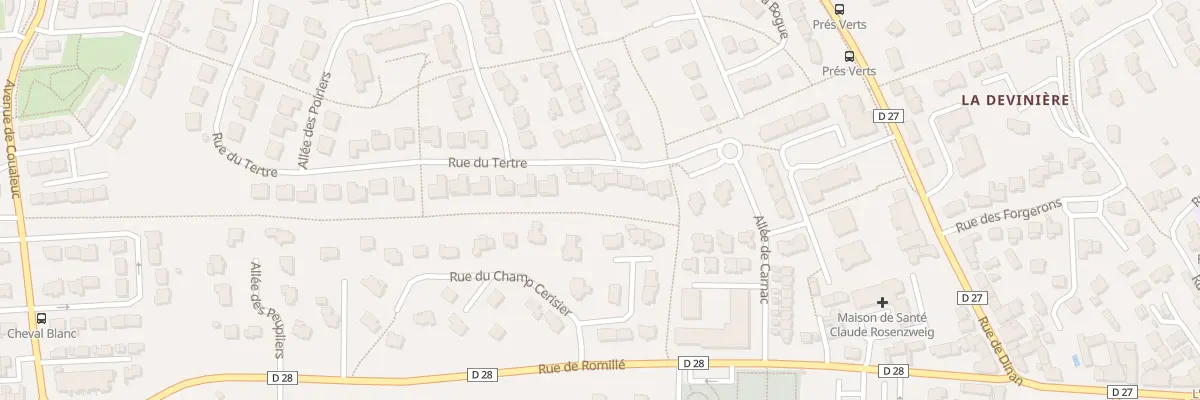 Plan du 48 Rue du Tertre à Gévezé