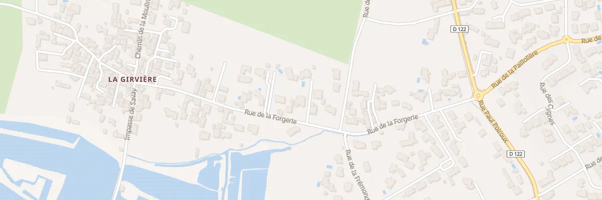 Plan du 34 Rue de la Forgerie aux Sables-d’Olonne