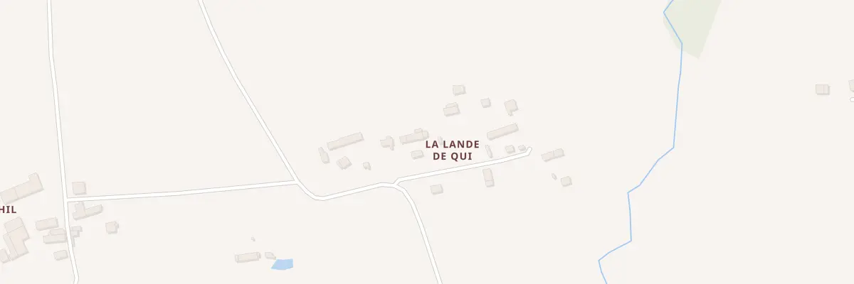 Plan du 5210 La Lande de Qui à Meillac