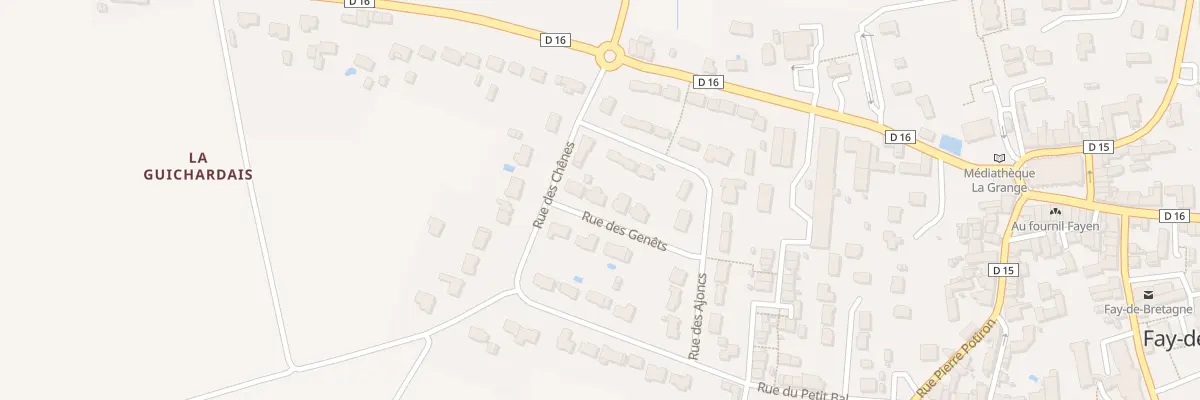 Plan du 3 Rue des genets à Fay-de-Bretagne