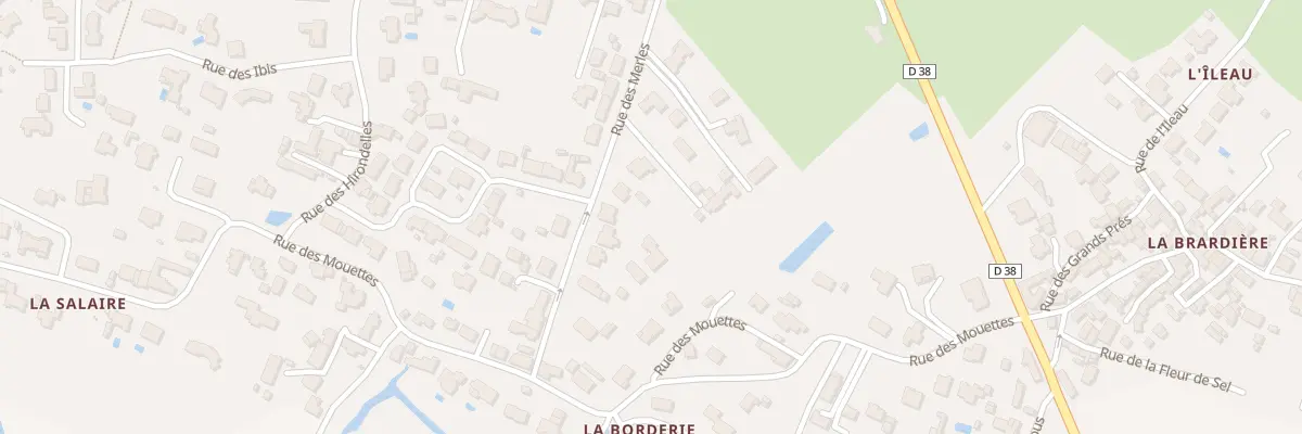 Plan du 18 Rue des Merles à L’Île-d’Olonne
