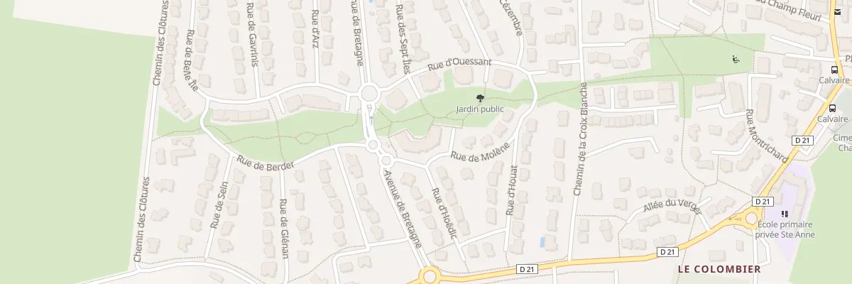 Plan du 1A Rue de Molene à Vitré