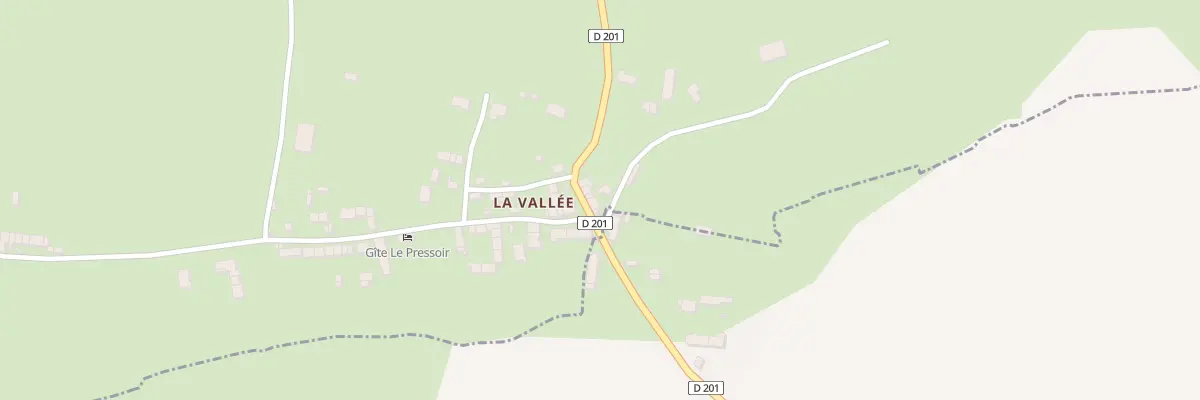 Plan du 3 La Vallee à Baubigny