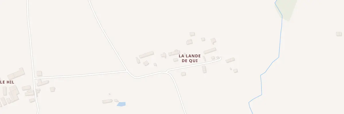 Plan du 5211 La Lande de Qui à Meillac