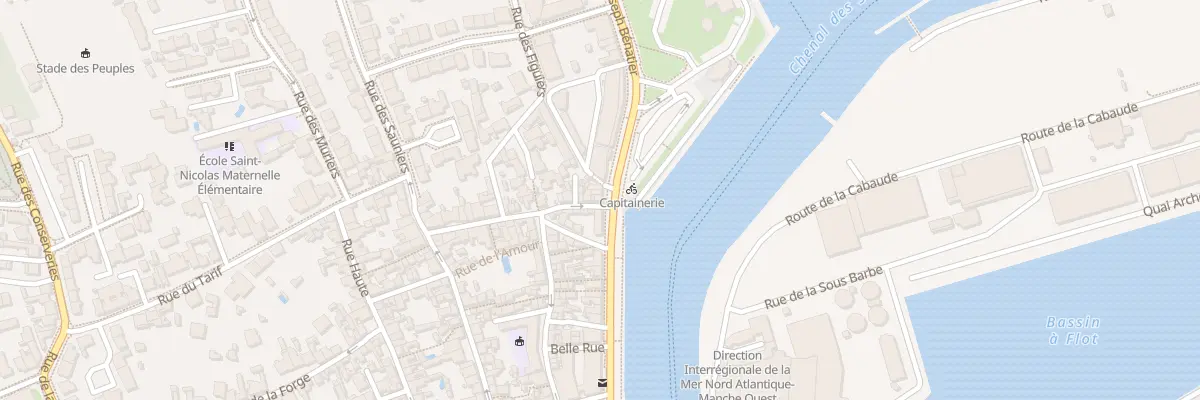 Plan du 2 Rue des Gens de Mer aux Sables-d’Olonne