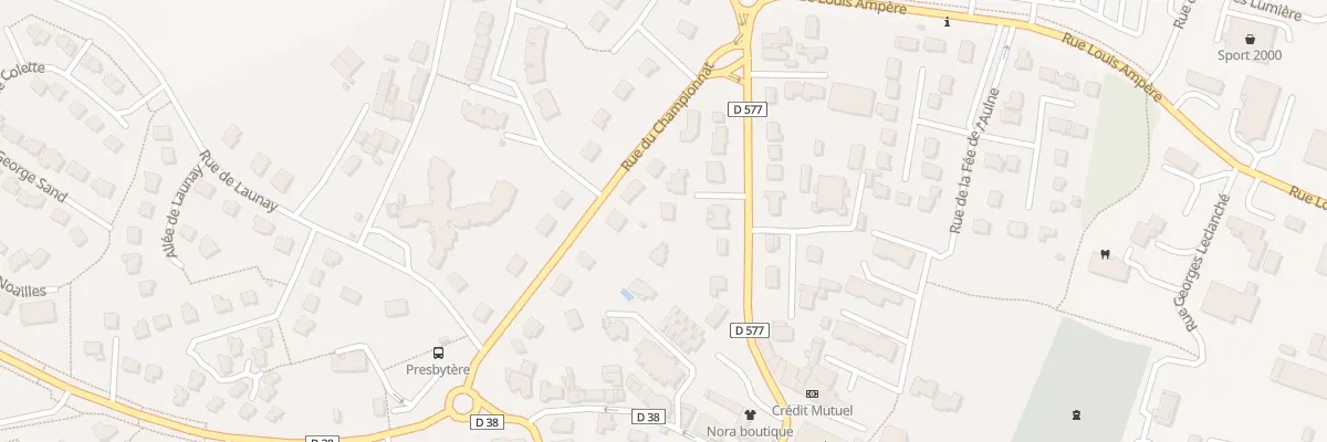 Plan du 2Q Rue du Général Leclerc à Guichen