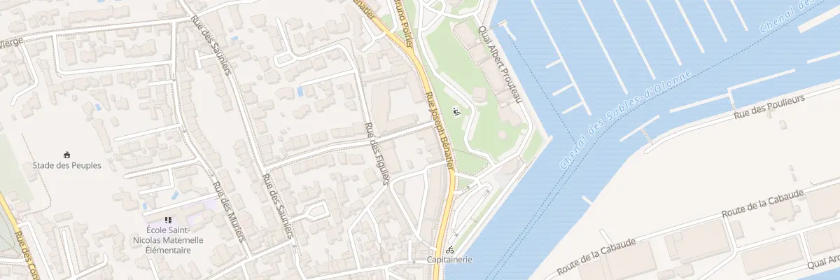 Plan du 39 Rue Joseph Bénatier aux Sables-d’Olonne