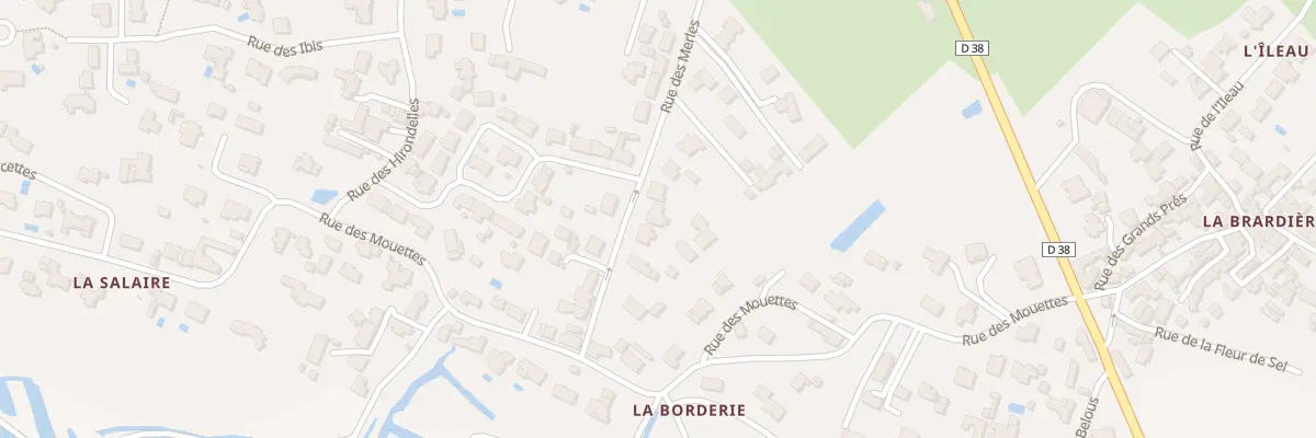 Plan du 12 Rue des Merles à L’Île-d’Olonne