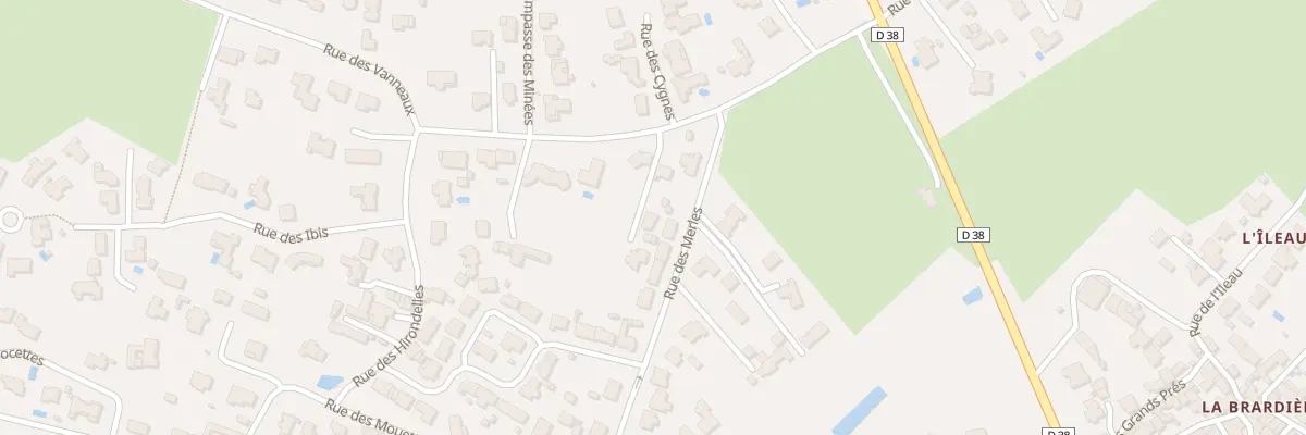 Plan du 23 Rue des Merles à L’Île-d’Olonne