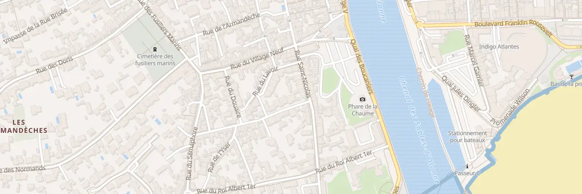 Plan du 6 Rue de la Vigie aux Sables-d’Olonne
