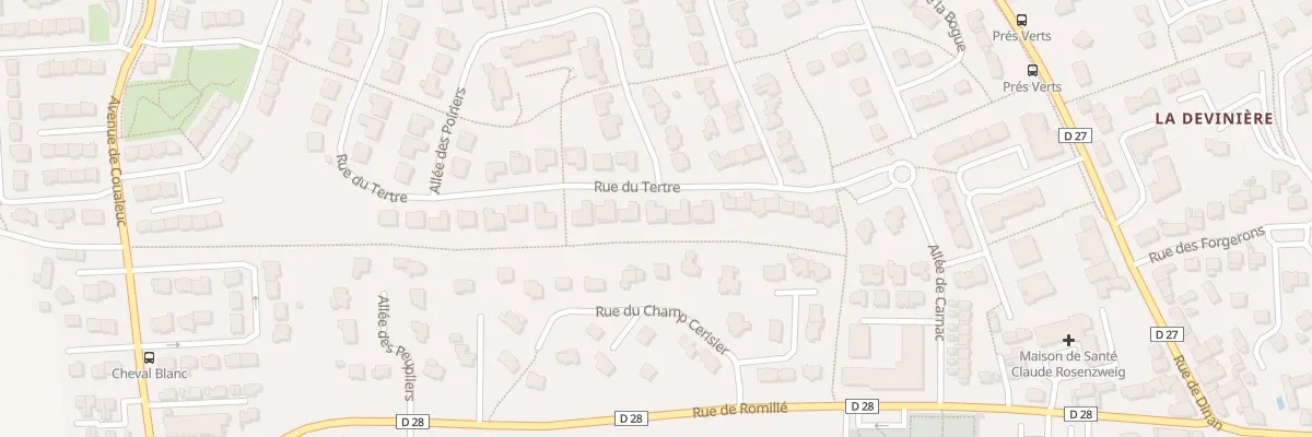 Plan du 38 Rue du Tertre à Gévezé