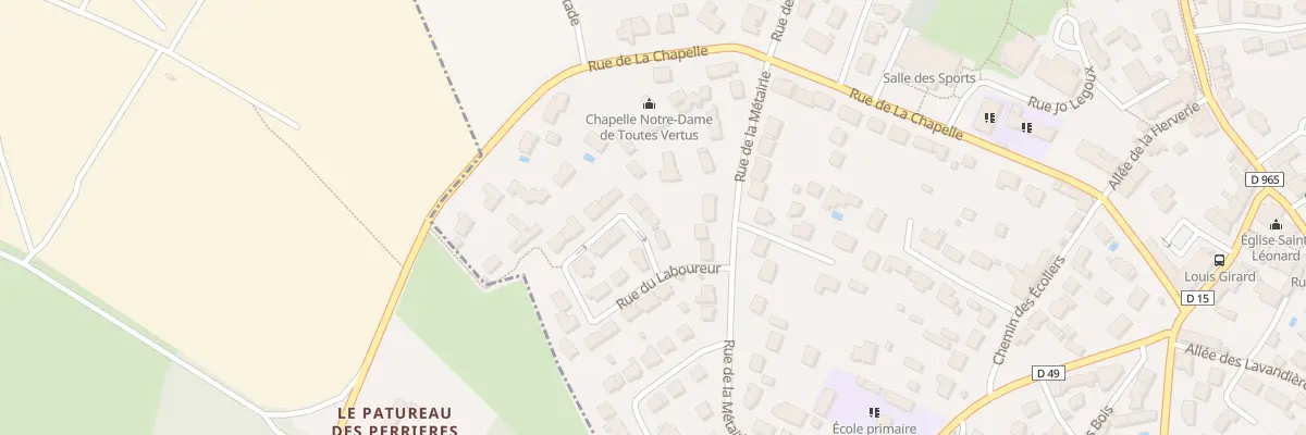 Plan du 29 Rue du Laboureur au Temple-de-Bretagne