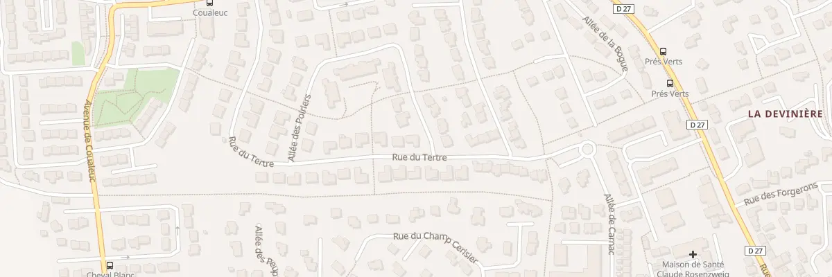 Plan du 29 Rue du Tertre à Gévezé