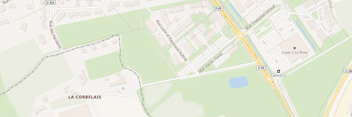 Plan du 1 Rue Lucie et Raymond Aubrac au Rheu