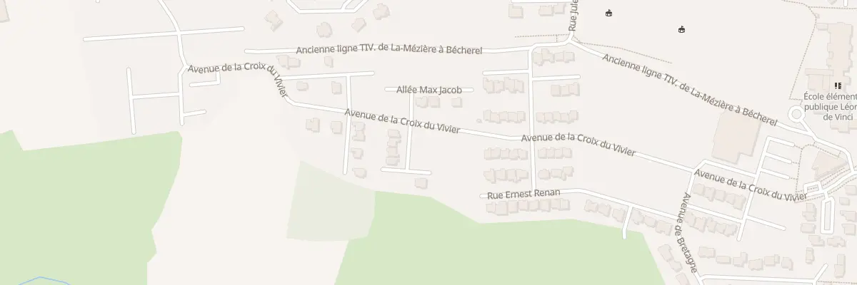 Plan du 35 Av de la Croix du Vivier à Gévezé