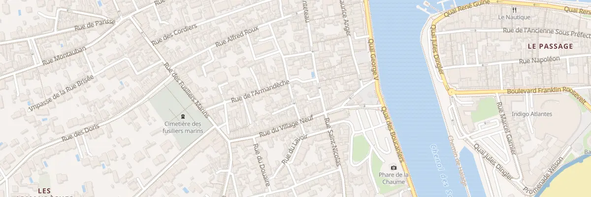 Plan du 8 Rue de la Cure aux Sables-d’Olonne