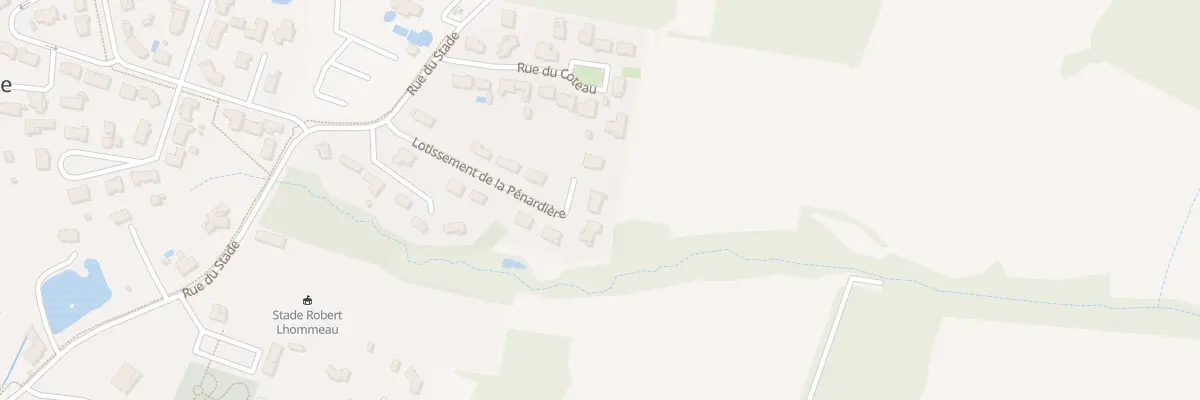 Plan du 13 Lot de la Penardière à Landevieille