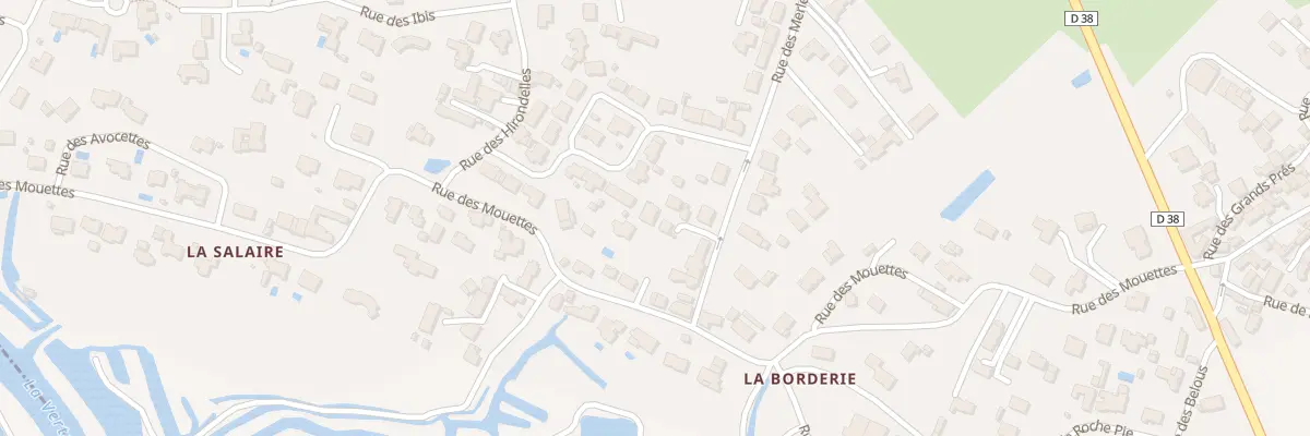 Plan du 9 Rue des Merles à L’Île-d’Olonne