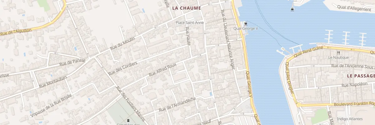 Plan du 13 Rue Alfred Roux aux Sables-d’Olonne