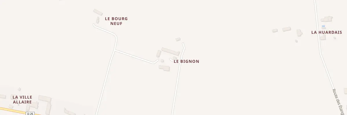 Plan du 5059 Le Bignon à Langouet