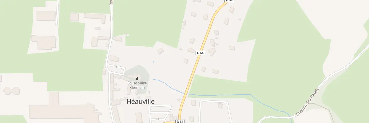 Plan du 5 Le Bourg à Héauville