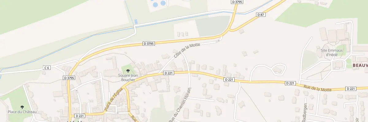 Plan du 1 Ruelle de la Motte à Hédé-Bazouges