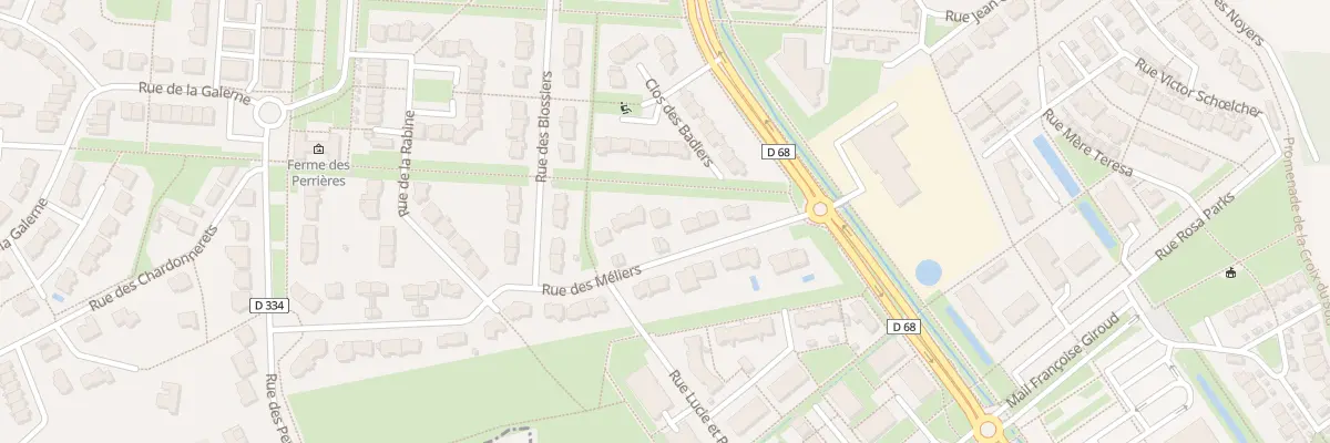 Plan du 8 Rue des Méliers au Rheu