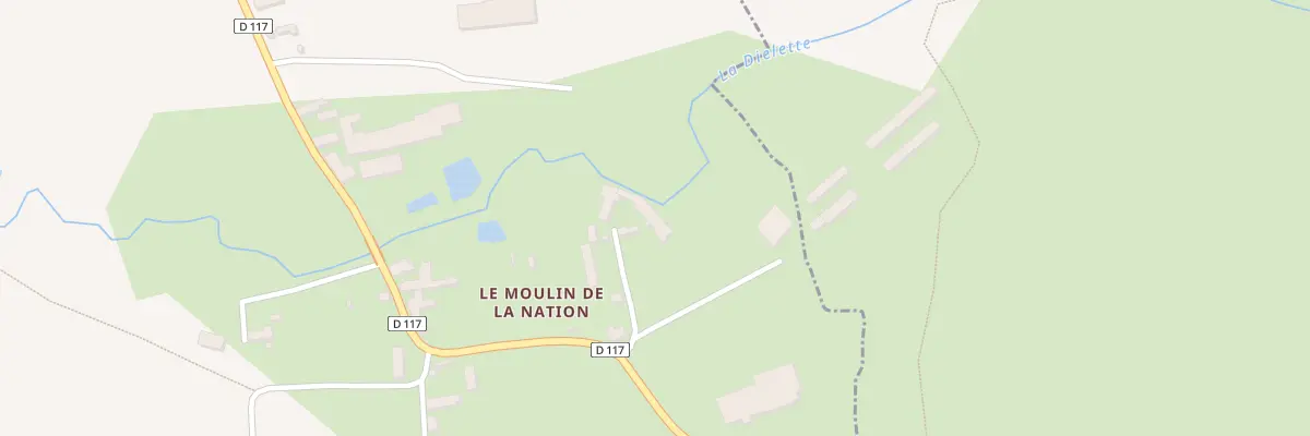 Plan du 9 La Nation à Tréauville