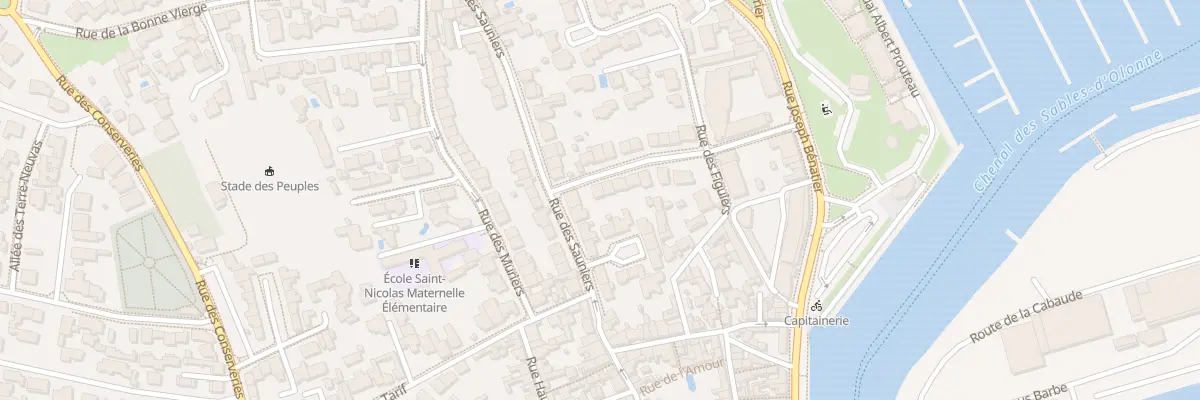 Plan du 27 Rue de la Dorothée aux Sables-d’Olonne