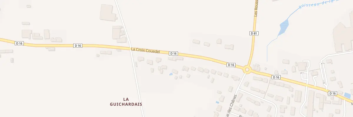 Plan du 21B La Croix Couedel à Fay-de-Bretagne