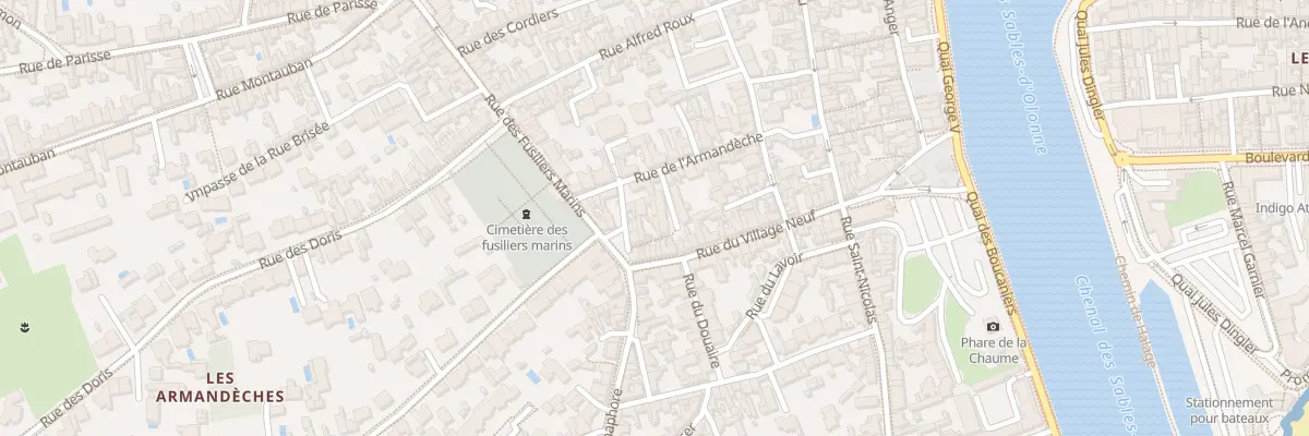 Plan du 5 Imp Pierre Boulineau aux Sables-d’Olonne