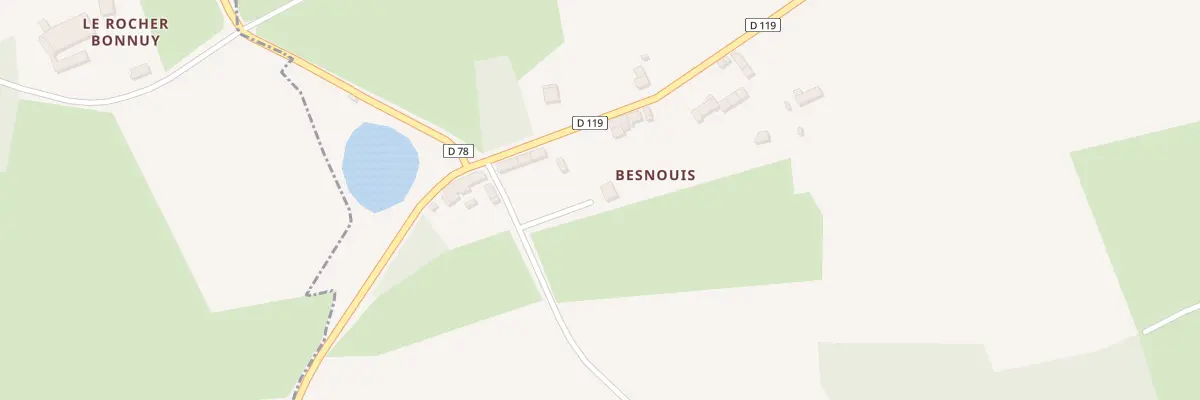 Plan du 19 Besnouis à Baguer-Morvan
