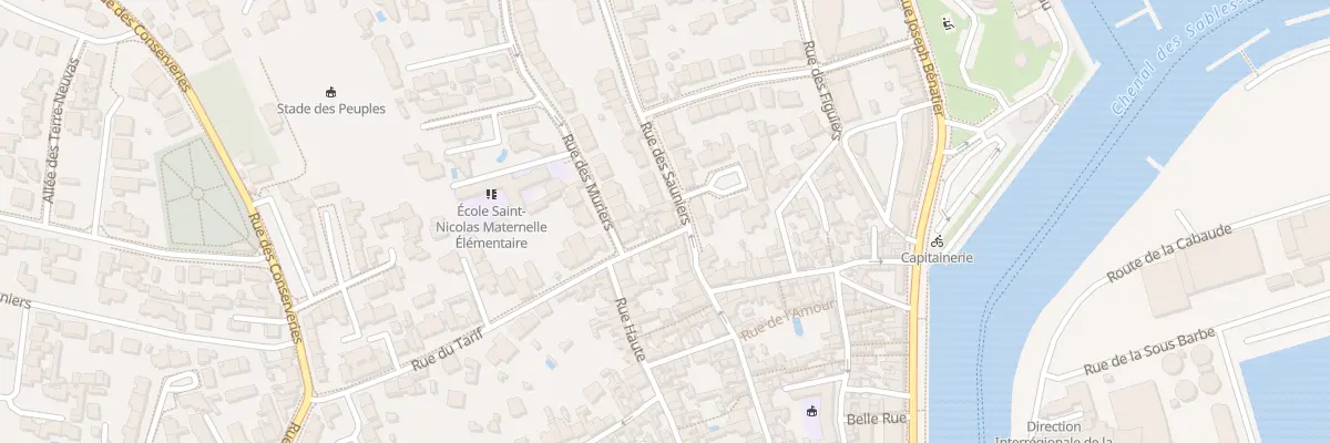 Plan du 1 Rue des Sauniers - Les Sables aux Sables-d’Olonne