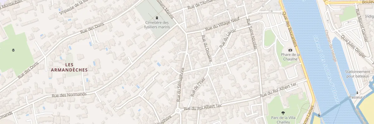 Plan du 17 Rue du Sémaphore aux Sables-d’Olonne