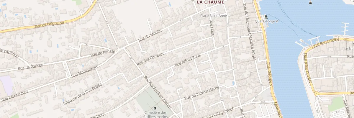 Plan du 40 Rue Alfred Roux aux Sables-d’Olonne