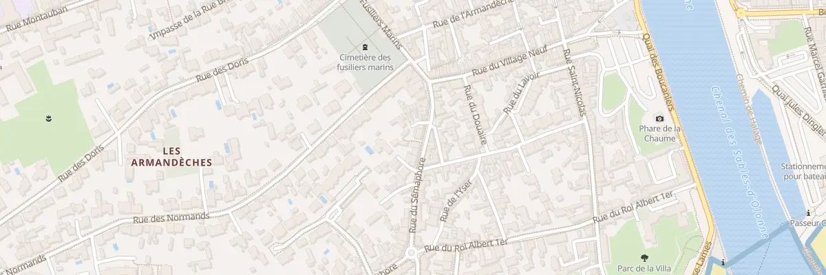 Plan du 14 Rue du Sémaphore aux Sables-d’Olonne
