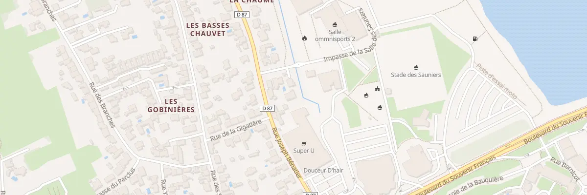 Plan du 80 Rue Joseph Bénatier aux Sables-d’Olonne